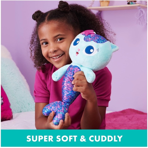 Gabby’s Dollhouse Interactive Mer-cat plush doll - Picture 6 of 8
